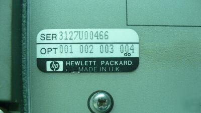 Hp 37701A T1 tester with options 001/002/003/004