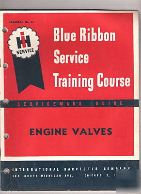 International harvester engine valves manual no. 14