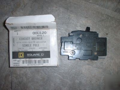 New square d circuit breaker qou 1 p 20 amp QOU120