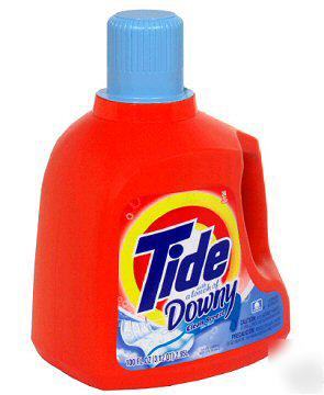 Tide w/ downy liquid laundry detergent soap 4 - 100 oz.
