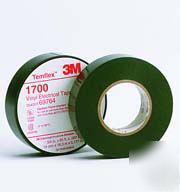 3M 1700 temflex black vinyl electrical tape 500 rolls