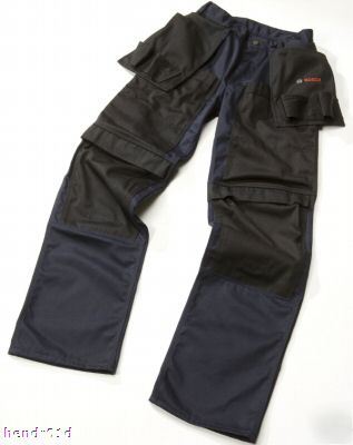 Bosch mens work trousers + holsters workwear 30