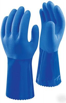 New 12 pair 660 oil resistant vinyloveÂ® gloves large 