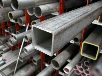 Stainless steel sq tube mill finish 3/4X3/4X16GAX18