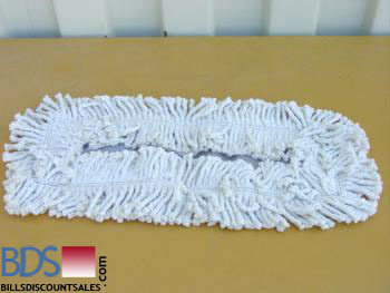 Zephyr white dust mop 5X18