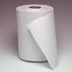 White paper nonperforated roll towels-win 109