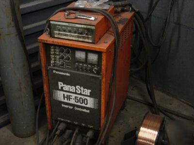 Robot welder with two positioners panasonic aw-8010 