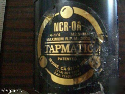 *tapmatic ncr-0A reversible tapping attachment #4-1/4