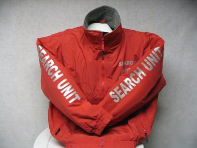 Reflective search & rescue jacket, sar, sar red, xxxl