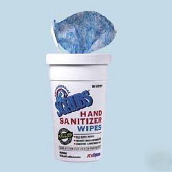 Scrubs antimicrobial hand sanitizer wipes-85/can-6/cs 