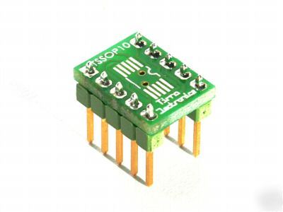 Smt smd dil adaptor tssop 10 pcb legacy chip conversion