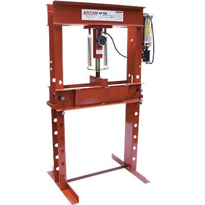 Air powered hydraulic shop press~40 ton~metal metalwork