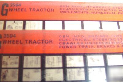 Case ih 3594 wheel tractor parts catalog microfiche