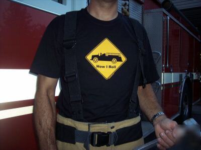 Firefighter emt paramedic ems fire fighter shirt - xl