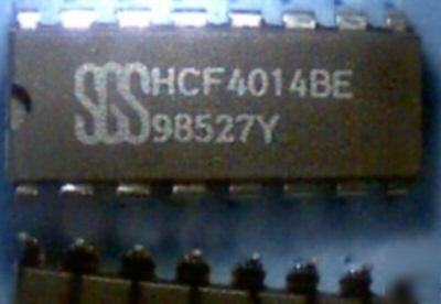 25 HCF4014BE CD4014 4014 8-stage static shift registers