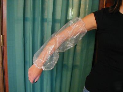 Disposable sleeves,100,clear,poly,for tattooing