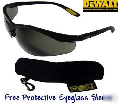 Dewalt reinforcer bifocal smoke lens safety glasses 2.0