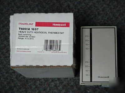 Honeywell T6051A heavy duty heat/cool thermostat 