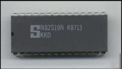 82S19 / N82S19N / static ram - on-chip addr decoding