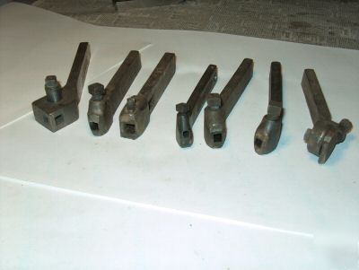 7 assorted lathe tool bit holders