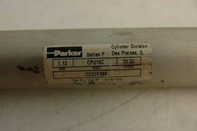 New 3 parker CPU16C cylinder series p bore 1.12 surplus