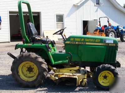 John deere 855 tractor w/5FT snow blade & 60
