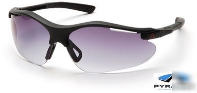 Pyramex fortress gradient gray lens safety glasses