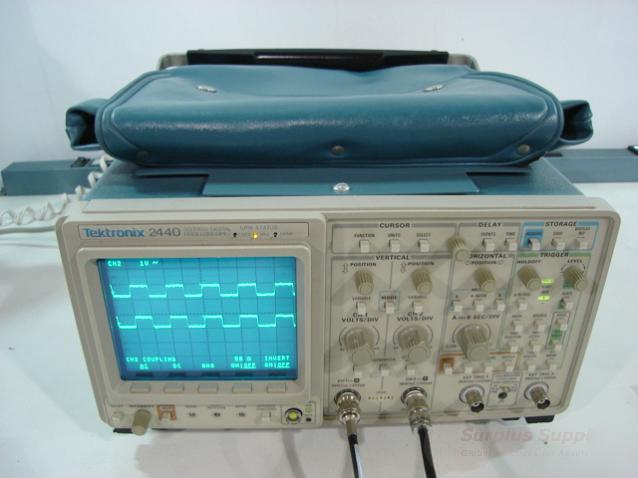 Tektronix 2440 300 mhz 2 ch oscilloscope opt 05