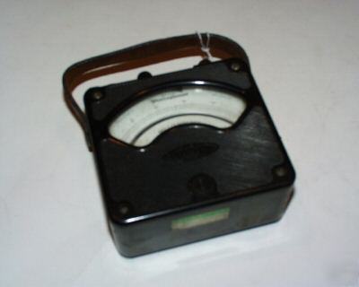 Antique dc millammeter 0-150 ma westinghouse type px-4
