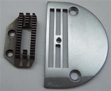 Heavy feeder and plate for industrial sewing machines