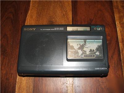 Sony icf-SW800 pll synthesized receiver radio