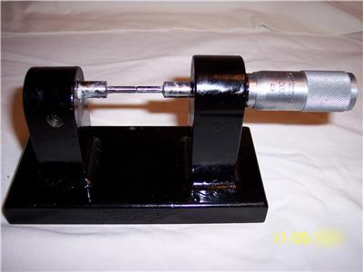 Starrett bench pin micrometer 0