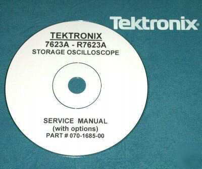 Tektronix 7623A R7623A + 52 plug-ins 61 manual set