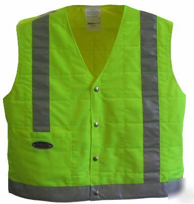 Cooling vest, traffic safety vest, techniche, medium