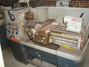 Clausing #8014 colchester geared head lathe-13