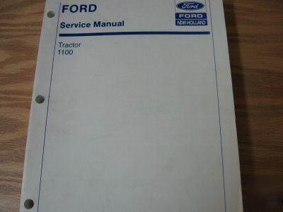 ford tractors service manuals
