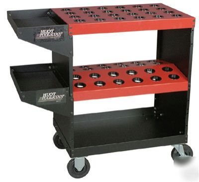 Huot 13950 toolscoot cnc cart for 50 taper tool holders