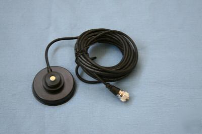 Magnetic mobile antenna mount w/ pl-259 (black)