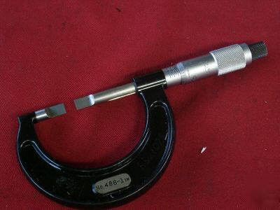 Starrett machinist blade micrometer 0-1