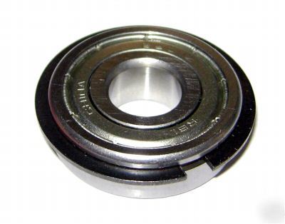 (10) 6201-zznr bearings w/snap ring,12X32 mm, znr, z- 