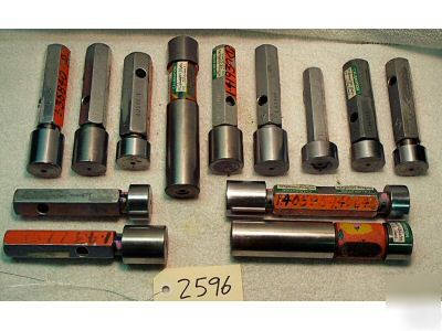 (13) taper lock plug gages w/ handles, cl. xx