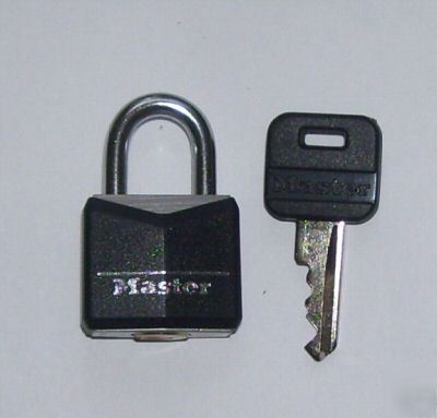 Lock & key black master lock