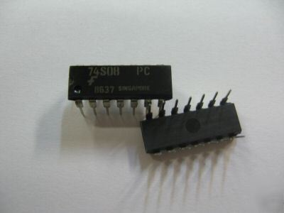 200PCS p/n 74S08PC ; integrated circuit