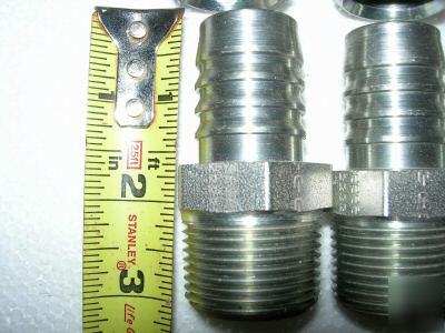 8 parker barbed size #16 hydraulic fittings