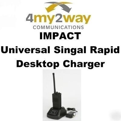 Impact universal single rapid desktop charger