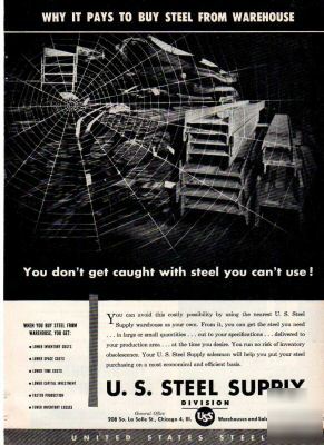 Us steel supply division chicago salesman ad 1953