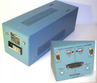 Sorensen 488-dap digital analog programmer power supply