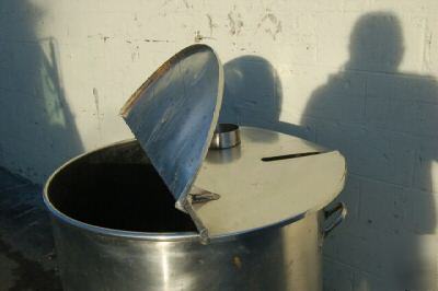 50GAL-ss sanitary-stainless-steel-mixing-tank-vat-w/lid