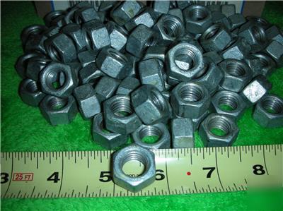 300 pc 1/2 -13 hex galvinized finish nuts