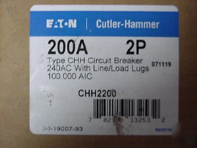 Cutler-hammer CHH2200 chh 200 amp 200A circuit breaker